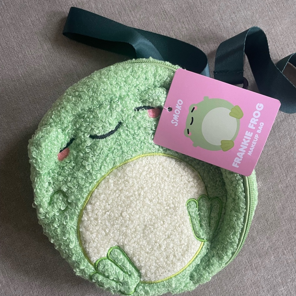 Smoko Frankie Frog Plush Bag NWT